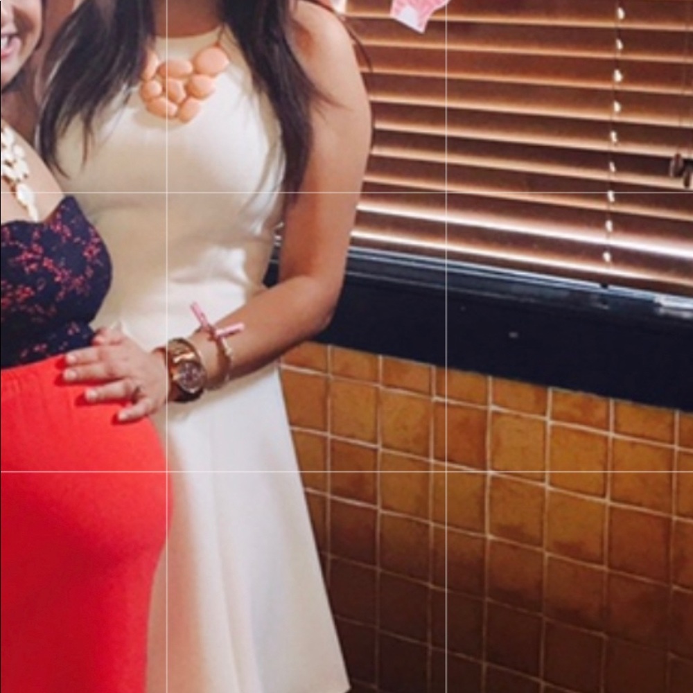 River island white dress